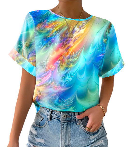 Blouse Fleurie Colorée pour Femmes - BlxckFR