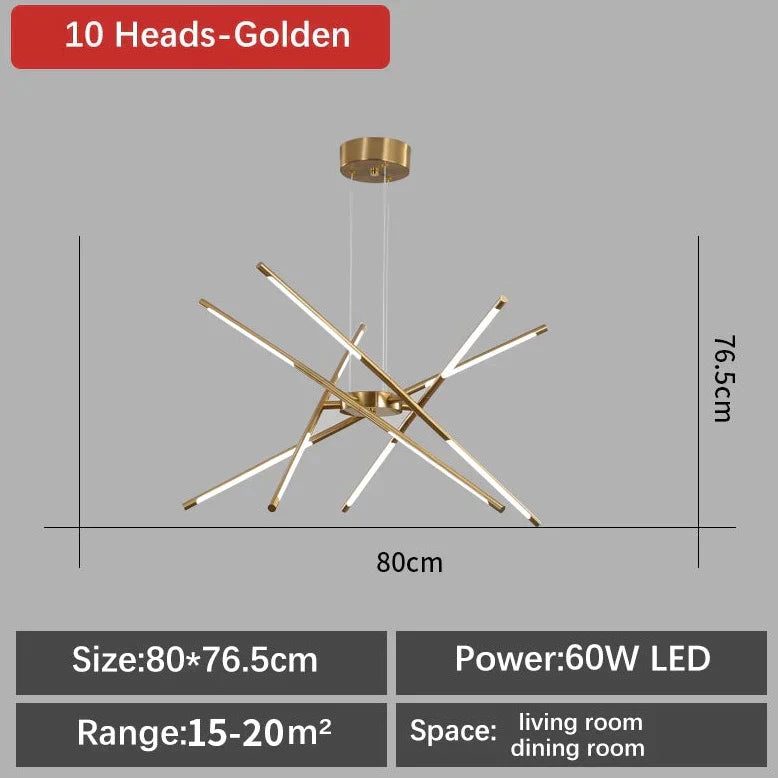 Lustre Design en Suspension pour Intérieur