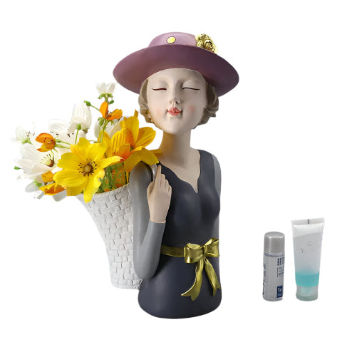Jardinière Résine Légère Élégante - BlxckFR