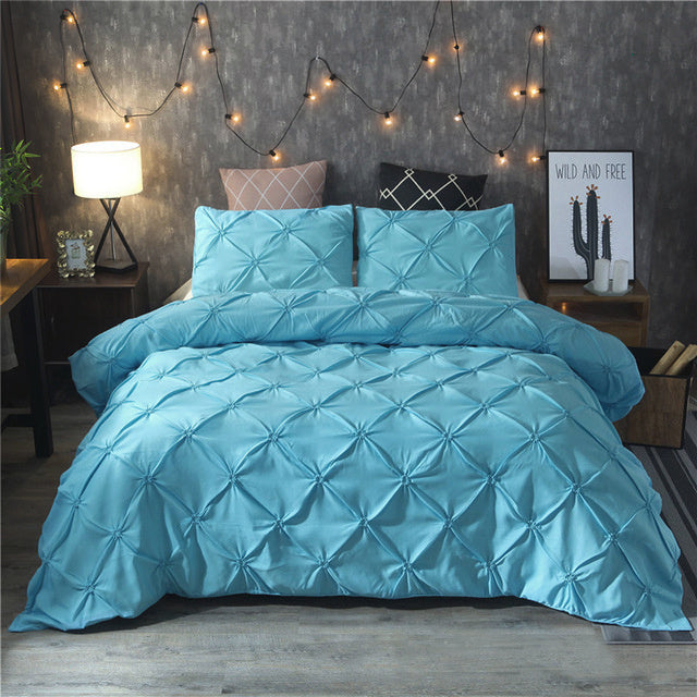 Linge de Lit Douillet et Raffiné | Housse de Couette Décorative et Douce