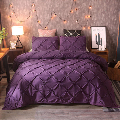 Linge de Lit Douillet et Raffiné | Housse de Couette Décorative et Douce