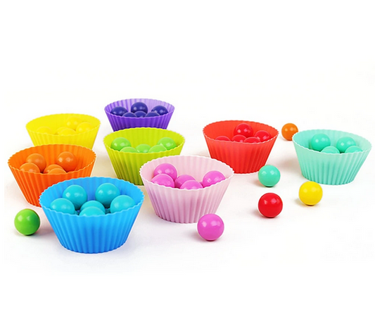Jeux d'Enfants Perles Colorées - Plateau de Tri Éducatif - BlxckFR