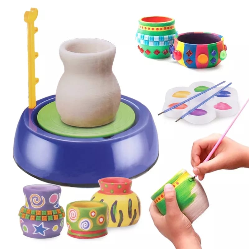 Kit de Poterie Créative pour Enfants - Atelier de Modelage DIY - BlxckFR