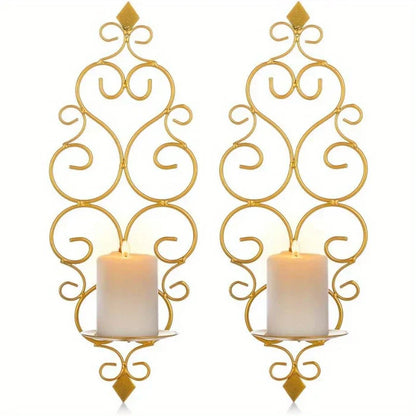 Luminaires Muraux Élégants en Doré
