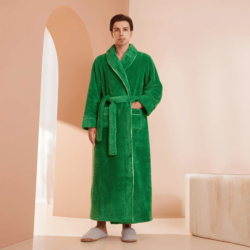 Peignoir Polaire Douillet avec Ceinture