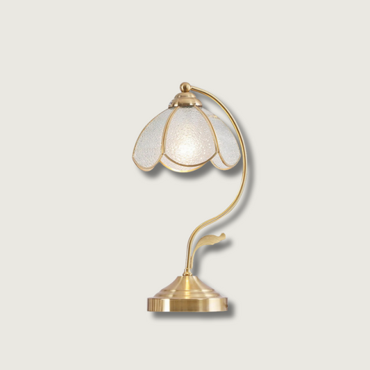 Lampe de Table en Verre Délicat | Chic et Raffinée - Foivo
