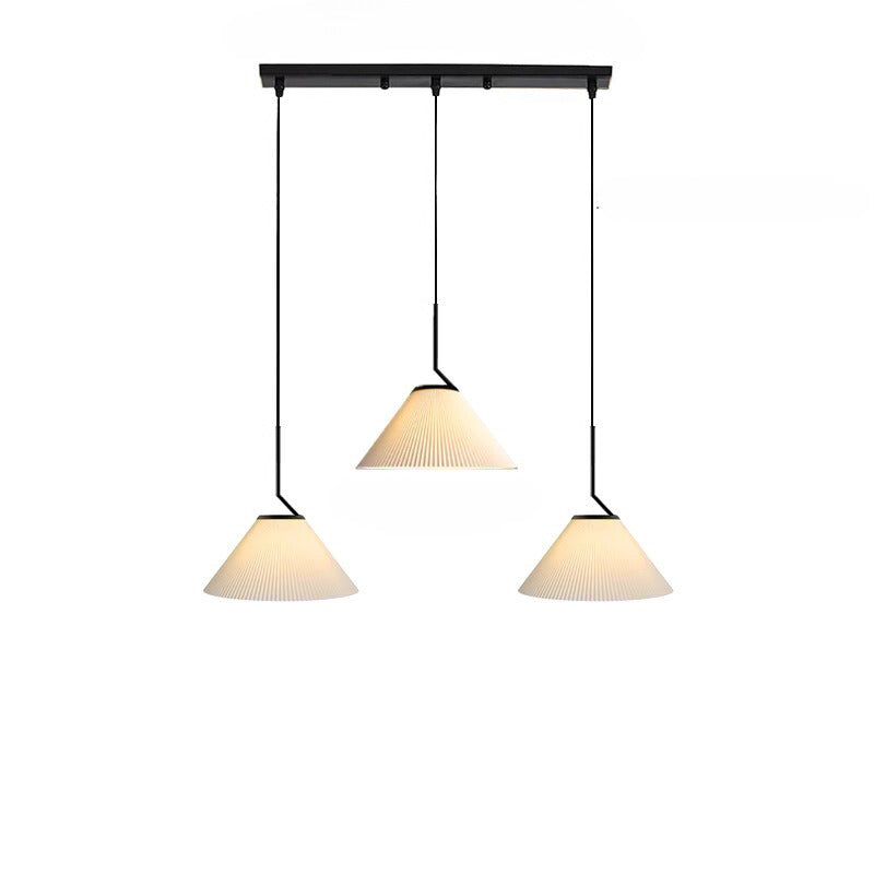 Lampe Suspendue Minimaliste Blanc – Élégant LED en Tissu