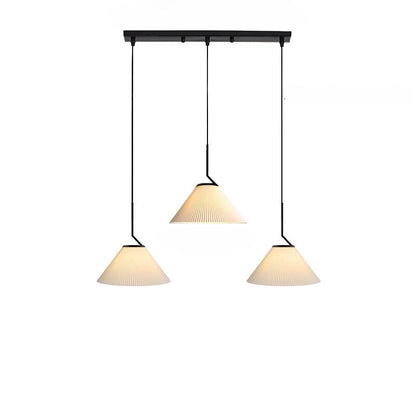 Lampe Suspendue Minimaliste Blanc – Élégant LED en Tissu