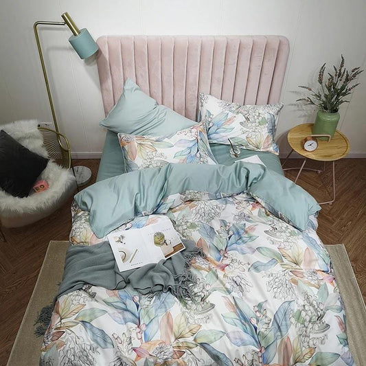 Draps de Lit en Coton Doux et Respirant - Foivo