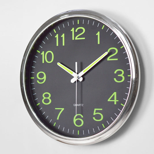 Horloge Murale Élégante Lumineuse | Cadran Raffiné et Atmosphère Calme - Foivo