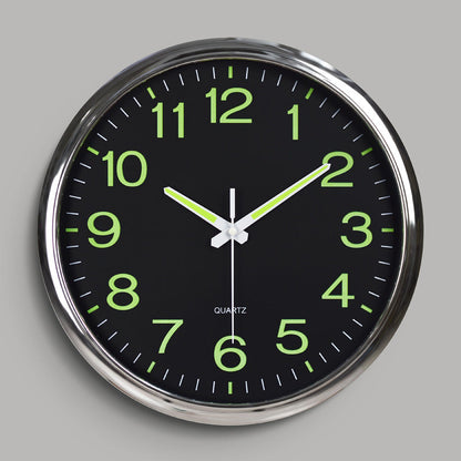 Horloge Murale Élégante Lumineuse | Cadran Raffiné et Atmosphère Calme