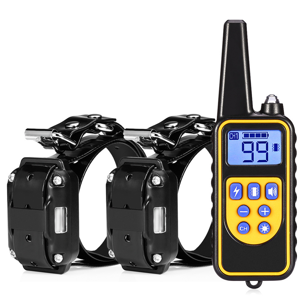 Collier d'entraînement chien étanche télécommande