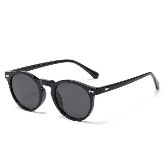 Lunettes de Soleil Anti-Lumière Bleue Rondes Unisexe - BlxckFR