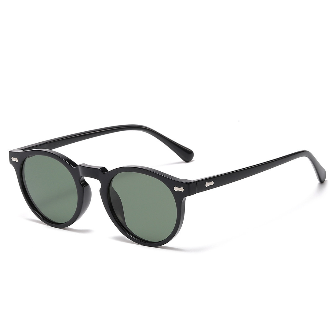 Lunettes de Soleil Anti-Lumière Bleue Rondes Unisexe