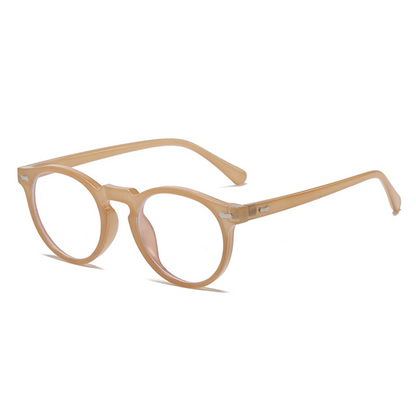 Lunettes de Soleil Anti-Lumière Bleue Rondes Unisexe