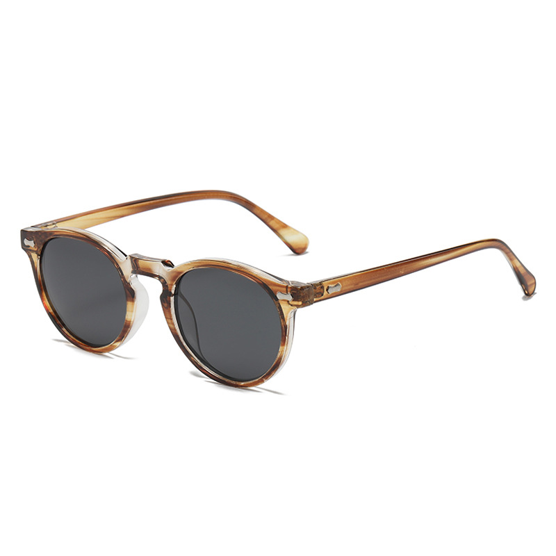 Lunettes de Soleil Anti-Lumière Bleue Rondes Unisexe