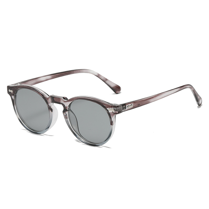Lunettes de Soleil Anti-Lumière Bleue Rondes Unisexe