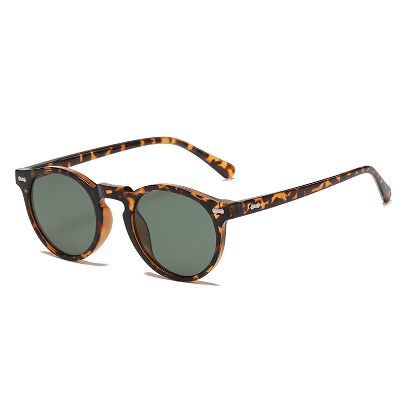 Lunettes de Soleil Anti-Lumière Bleue Rondes Unisexe