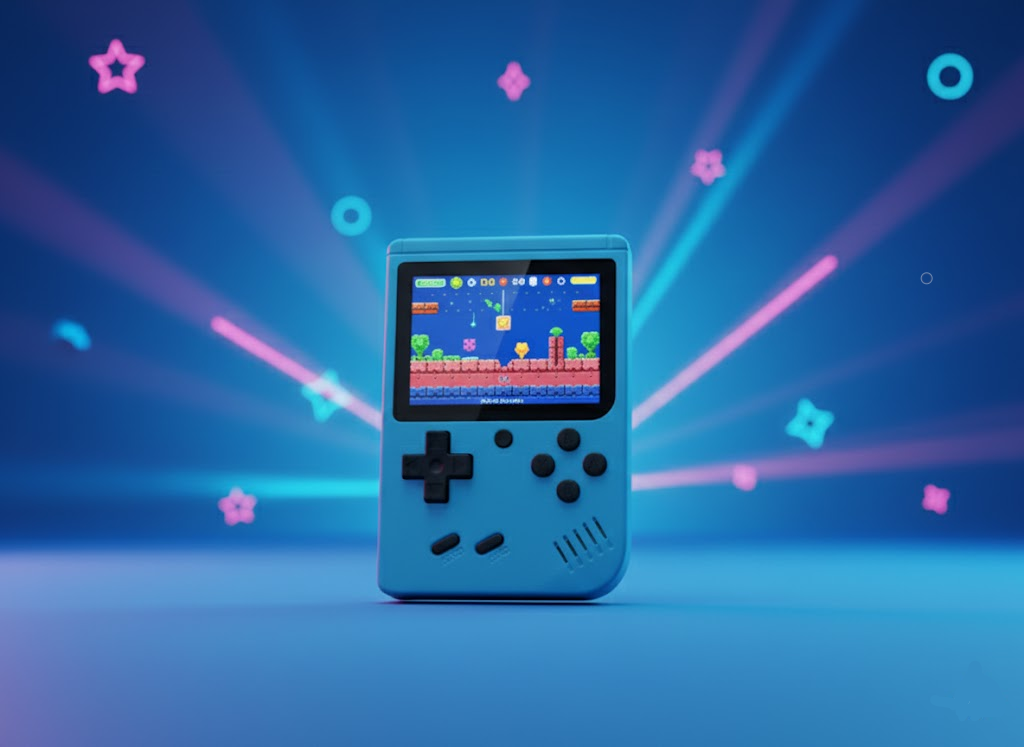Console de Jeux Rétro Portable Vintage