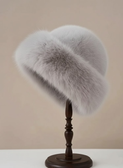 Chapeau Hiver Fourrure Synthétique Chic Douillet