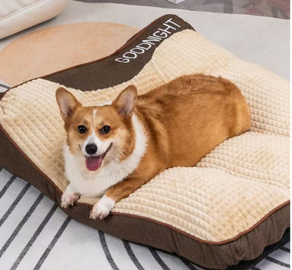 Lit Orthopédique Chien avec Coussin Douillet
