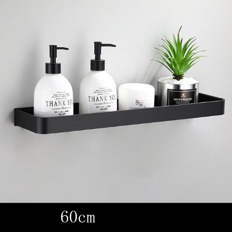 Étagère Murale Noire Élégante | Rangement Compact et Déco Moderne