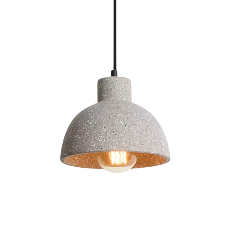 Lampe Suspendue Béton Chic avec Cordon Adjustable
