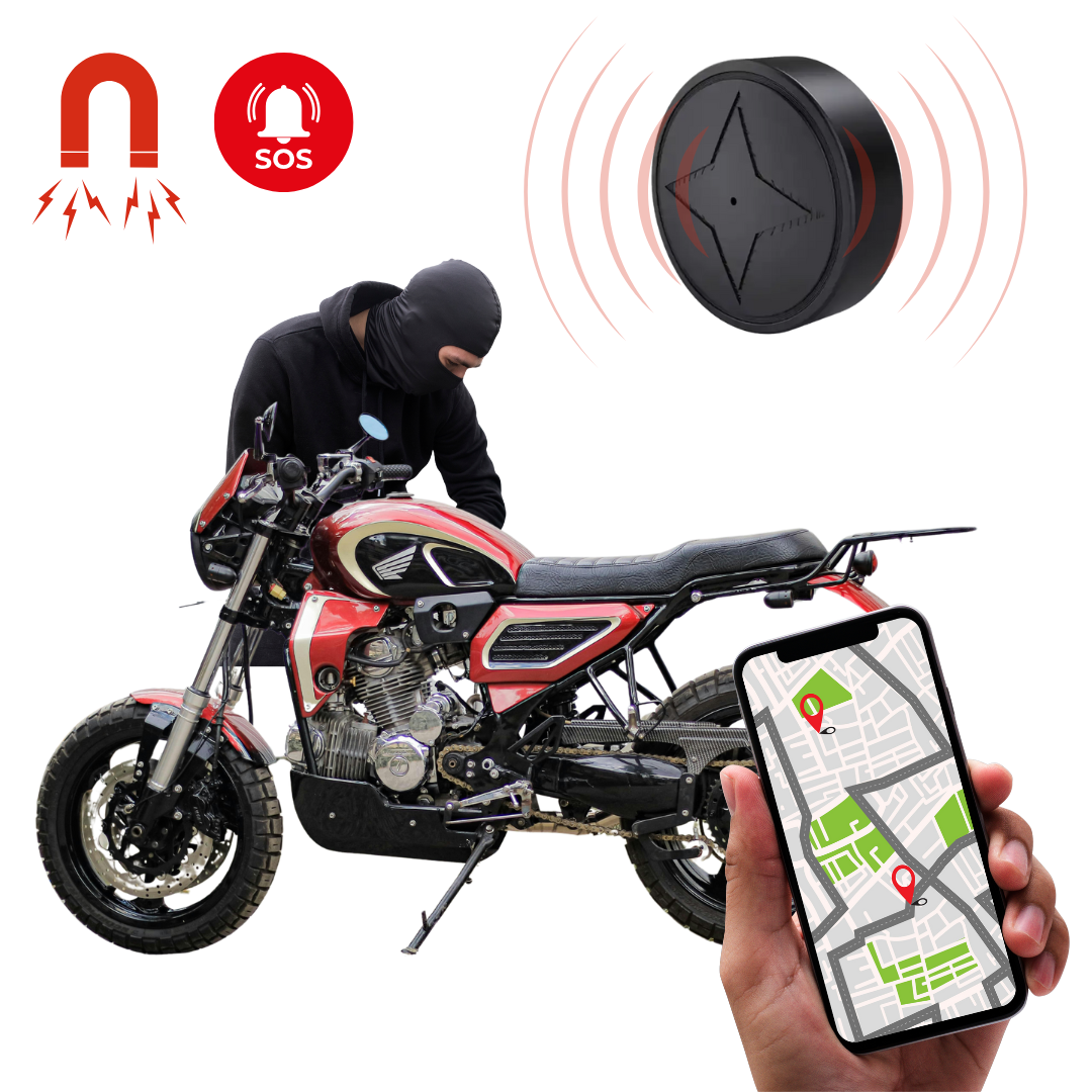 Traceur GPS Moto Compact & Fiable Sans Abonnement - blxckfr