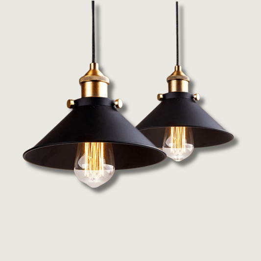 Lampe Suspendue Métal Robuste et Minimaliste - Foivo