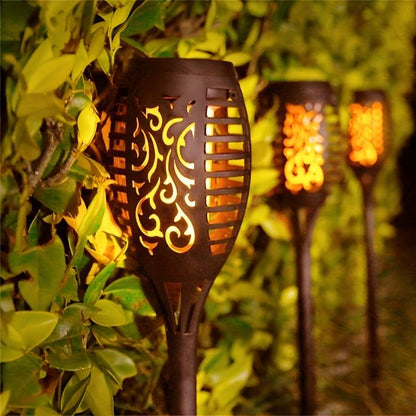 Lampe Solaire Jardin Élégante - Éclairage LED Extérieur Robuste pour Terrasse - Foivo