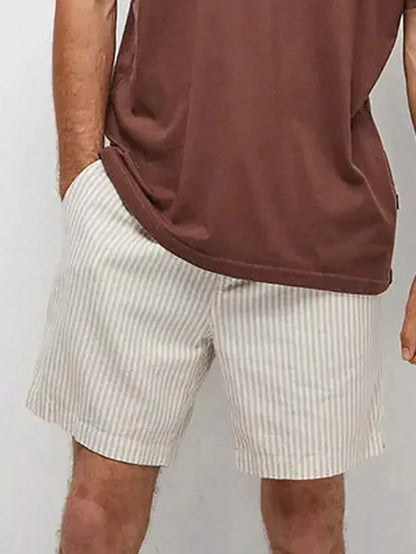 Shorts Estivaux à Rayures Tendances