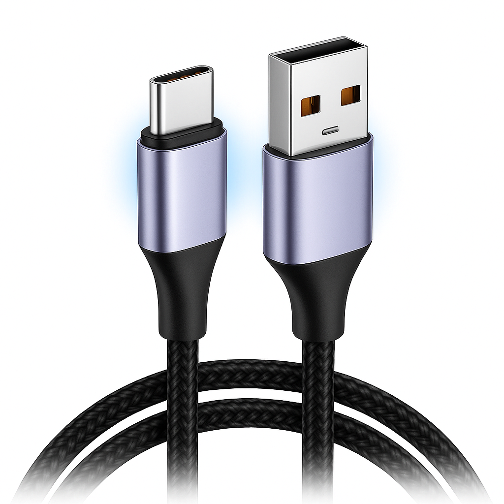 Câble USB Charge Rapide Tressé Robuste