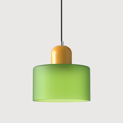 Lumière Suspendue en Verre - Style Rétro avec Chaîne Réglable