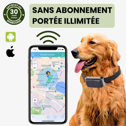 Collier GPS Liberté - Suivi Sans Limite, Sans Abonnement - blxckfr