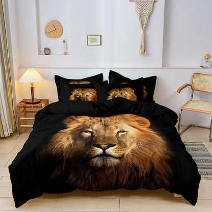 Draps de Lit Lion Sauvage Élégant - Foivo
