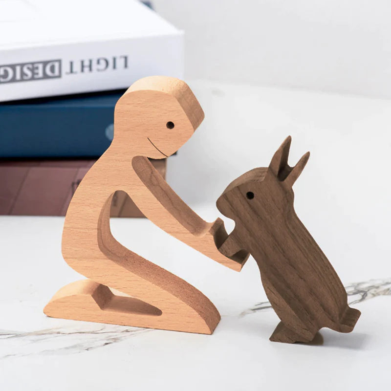 Figurines Animaux en Bois Massif | Déco Naturelle et Authentique