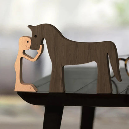 Figurines Animaux en Bois Massif | Déco Naturelle et Authentique