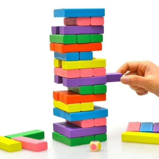 Tour de Blocs Bois Jouet Amusant - BlxckFR