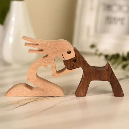 Figurines Animaux en Bois Massif | Déco Naturelle et Authentique