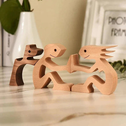 Figurines Animaux en Bois Massif | Déco Naturelle et Authentique
