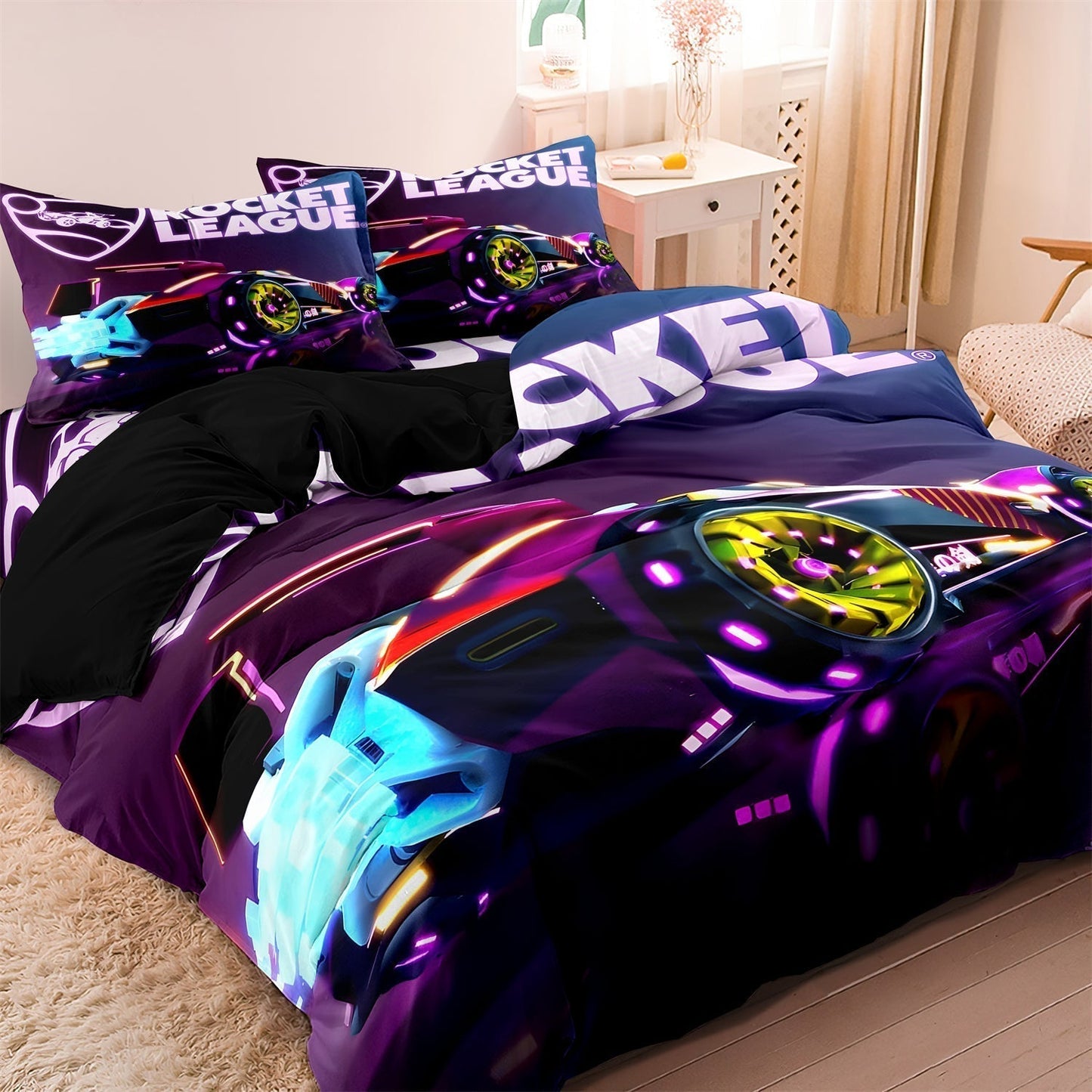Draps de Lit Enfant Motifs Voitures