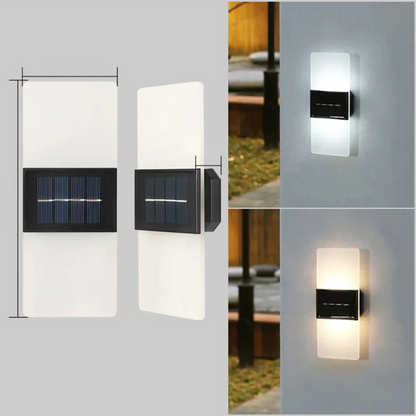 Lampe Murale Élégante Énergie Solaire