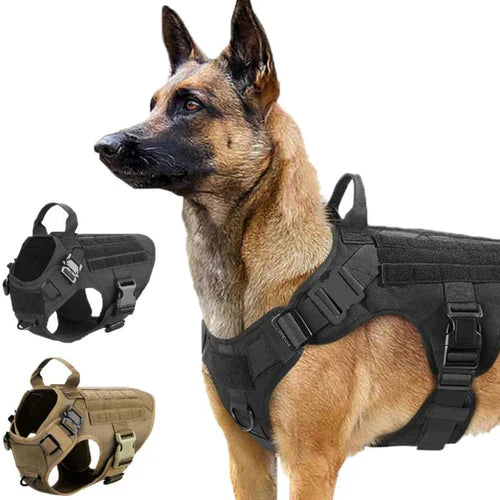 Gilet de Sécurité pour Chien - Harnais Réglable Anti-Effraction - BlxckFR