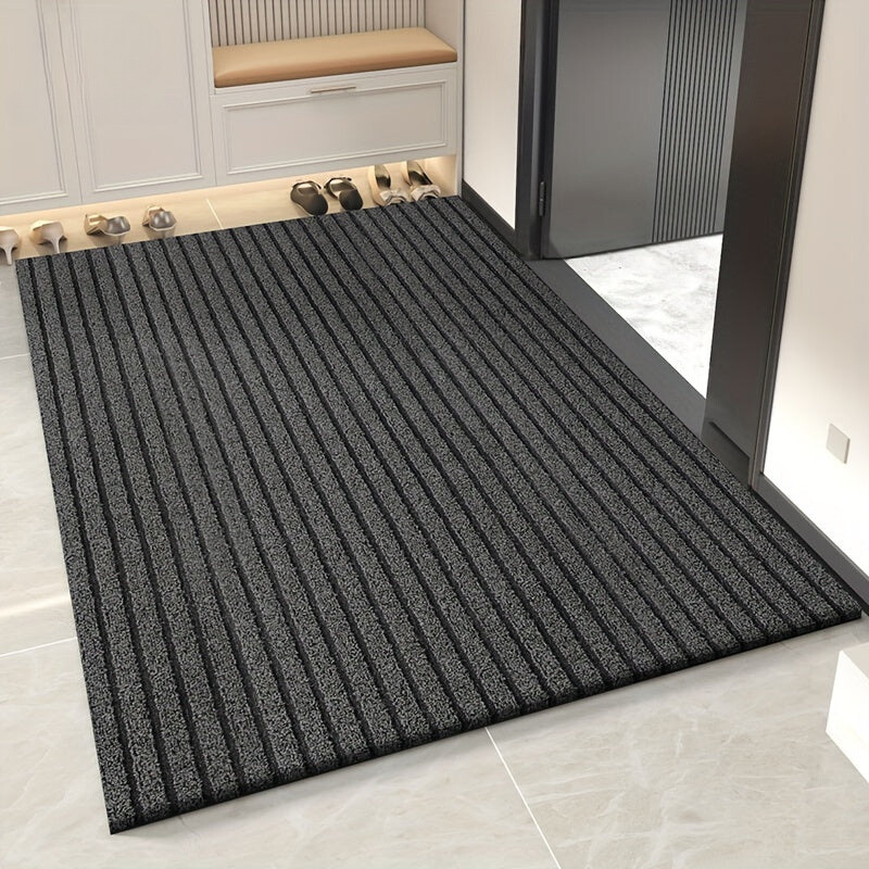 Tapis d'Entrée Rayé Antidérapant Intérieur Extérieur