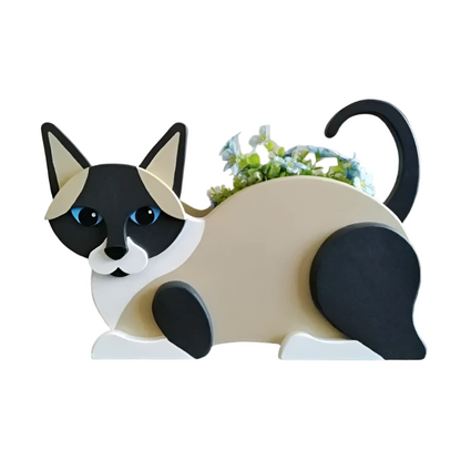 Jardinière Chat Mignon en Céramique