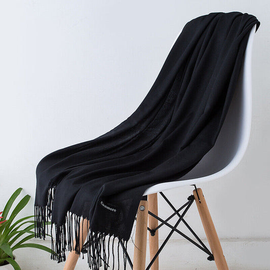 Écharpe Femme Douce Longue Hiver Cachemire - BlxckFR