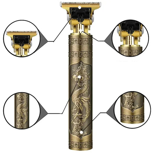 Tondeuse Sans Fil Homme Style Vintage Ergonomique - Foivo