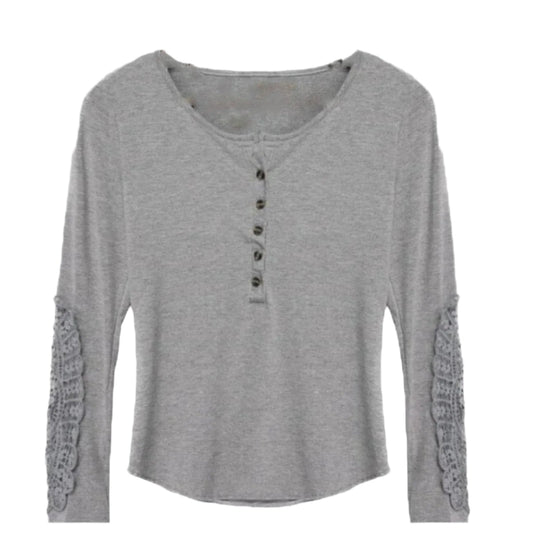 Blouse Chic Rétro avec Dentelle Féminine - BlxckFR