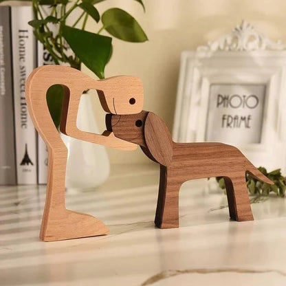 Figurines Animaux en Bois Massif | Déco Naturelle et Authentique
