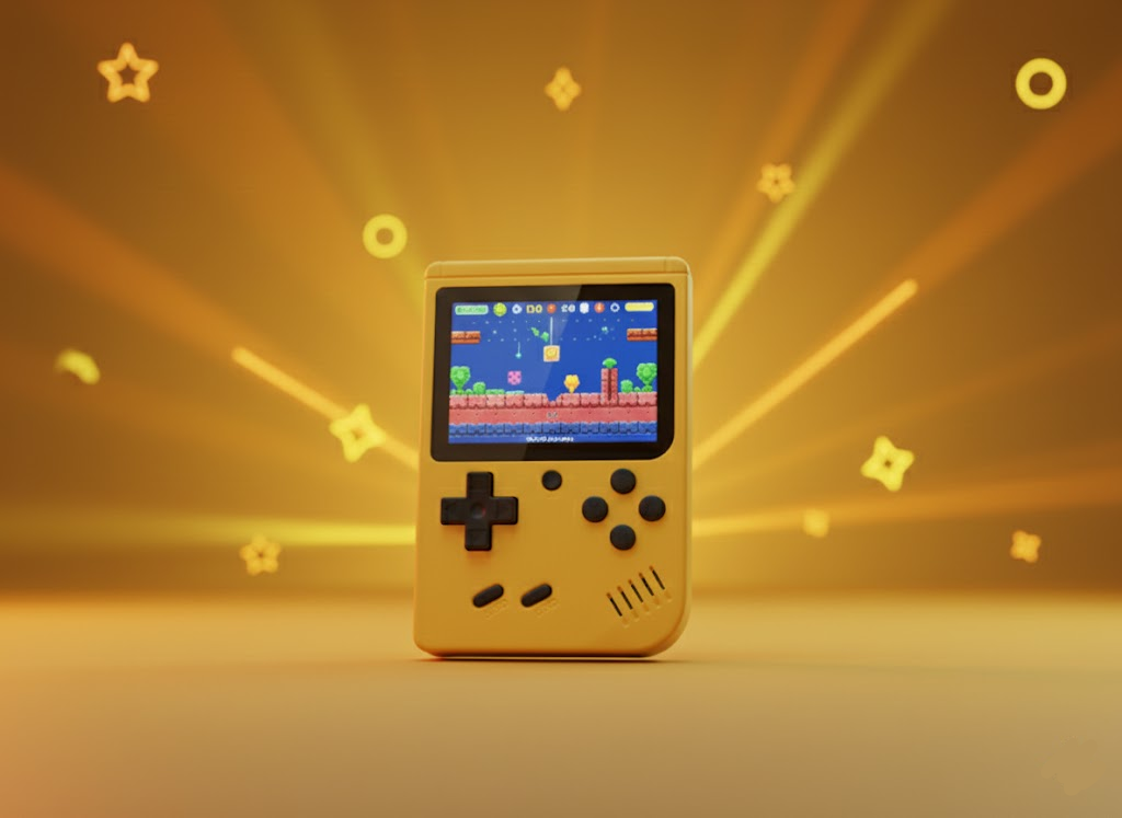 Console de Jeux Rétro Portable Vintage
